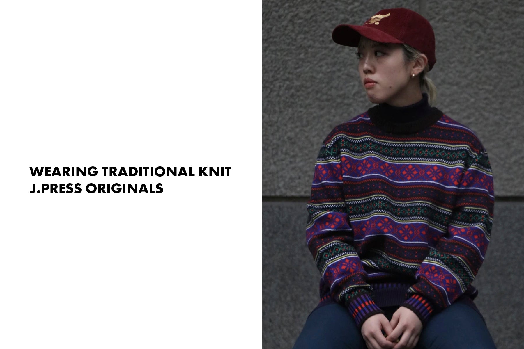 WEARING TRADITIONAL KNIT – J.PRESS & SON'S