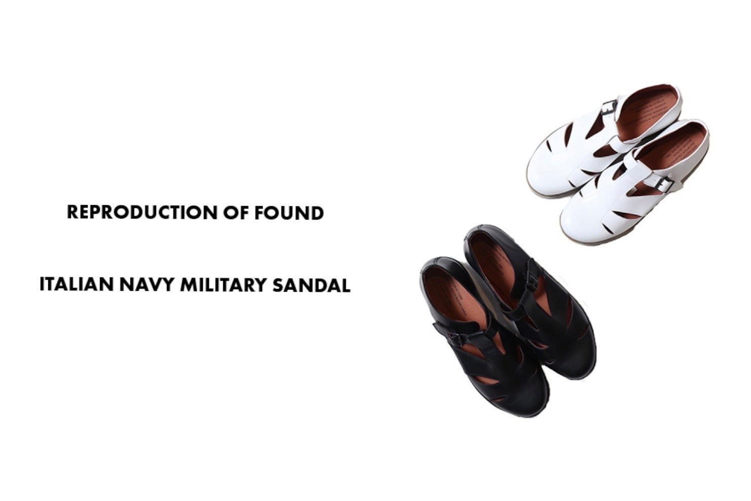 REPRODUCTION OF FOUND, ITALIAN MILITARY SANDAL – J.PRESS ＆ SON'S