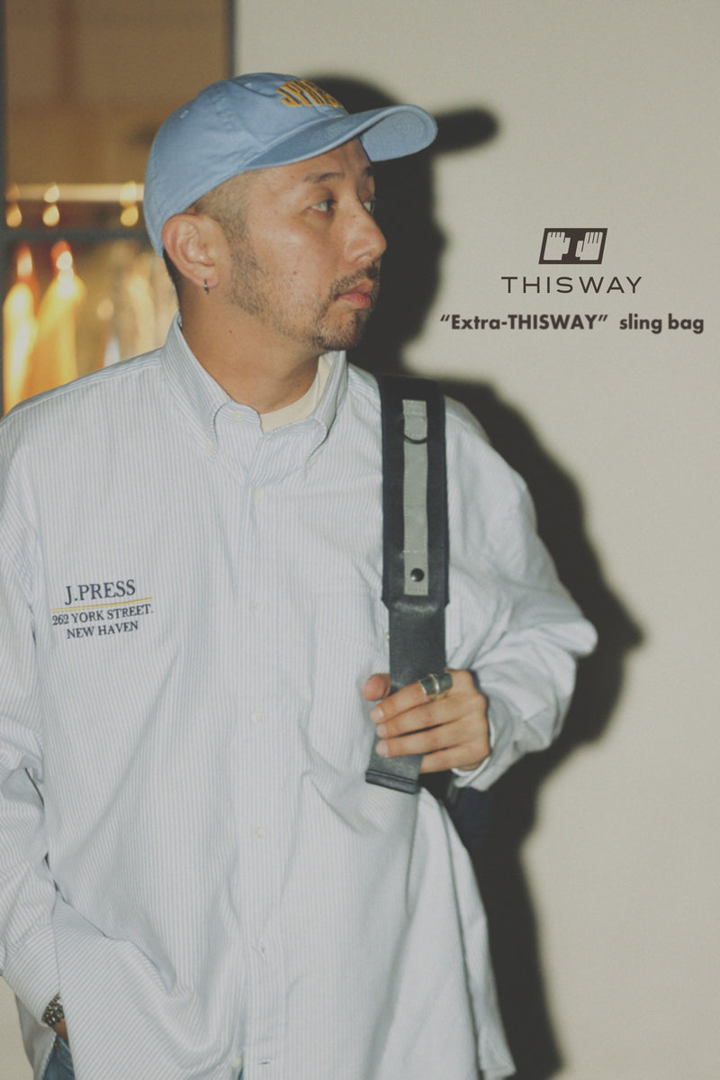 “Extra-THISWAY” sling bag