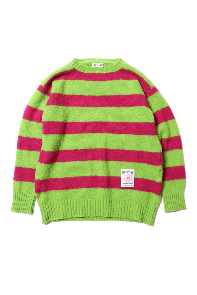 Shaggy Dog Stripe Sweater
