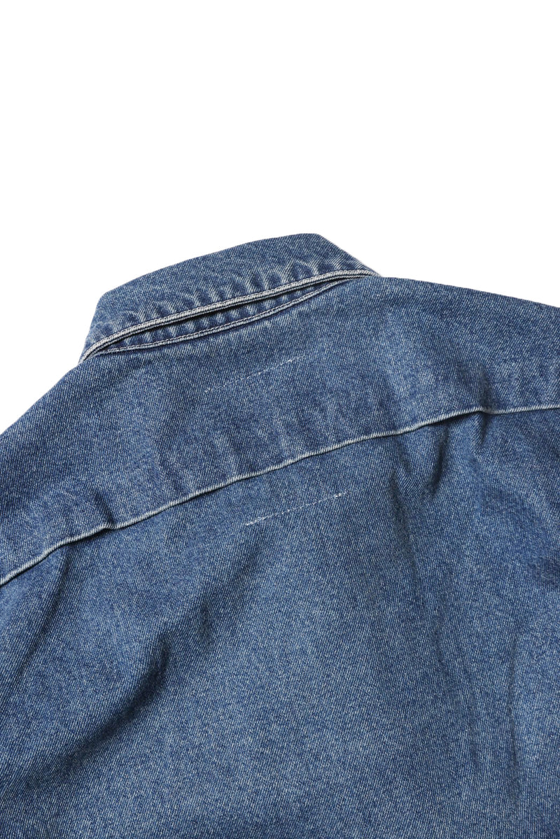 DENIM SWING TOP (Faded indigo)