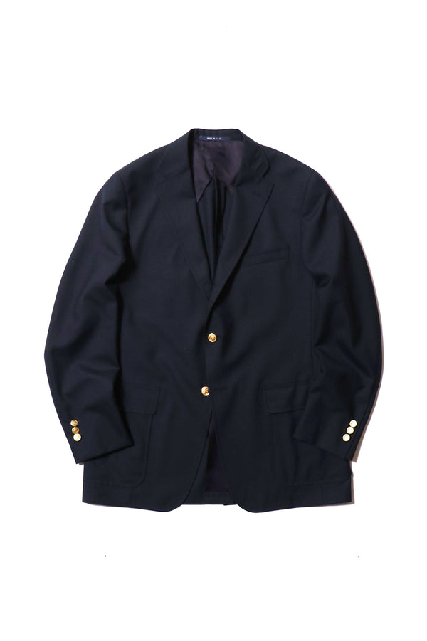 WOOL 3B NAVY BLAZER MADE IN USA