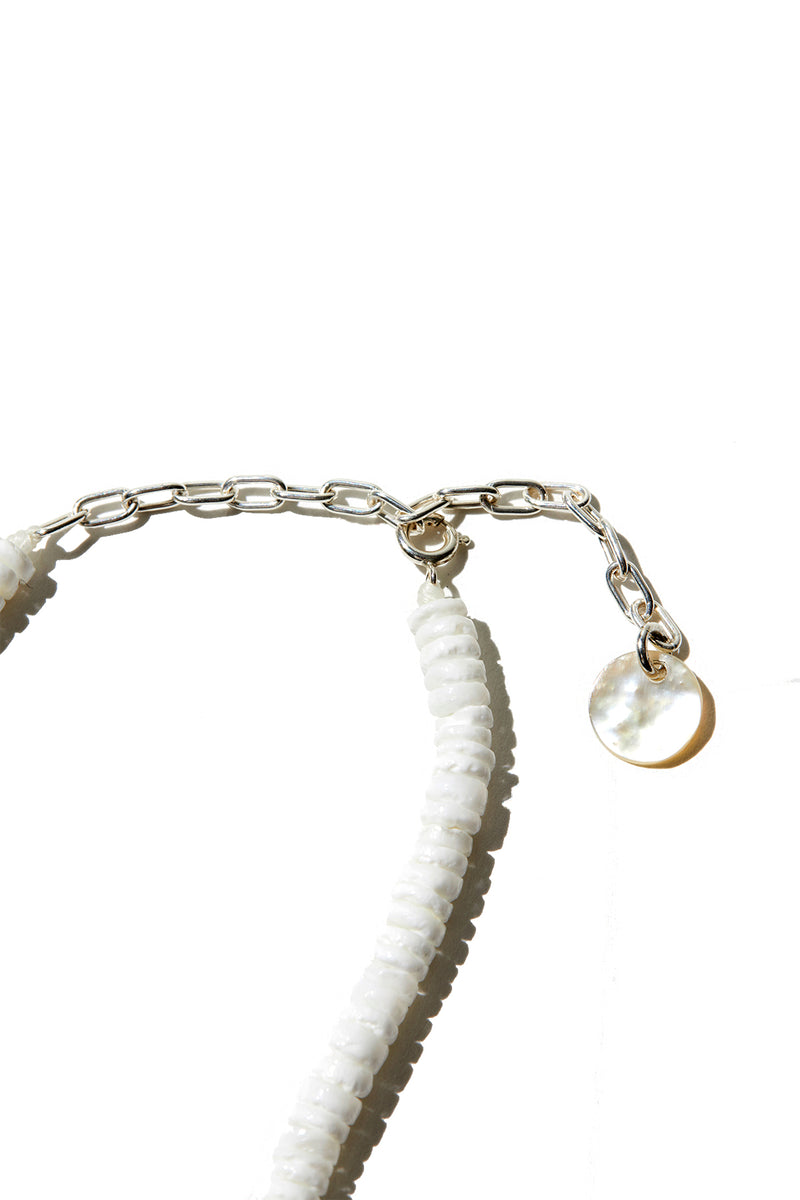 White shell necklace55