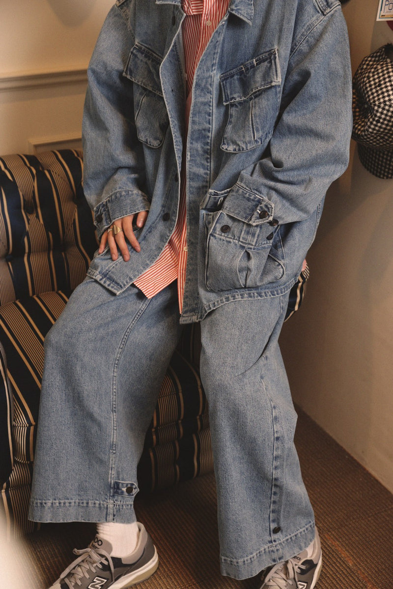 M-43 DENIM MILITARY PANTS