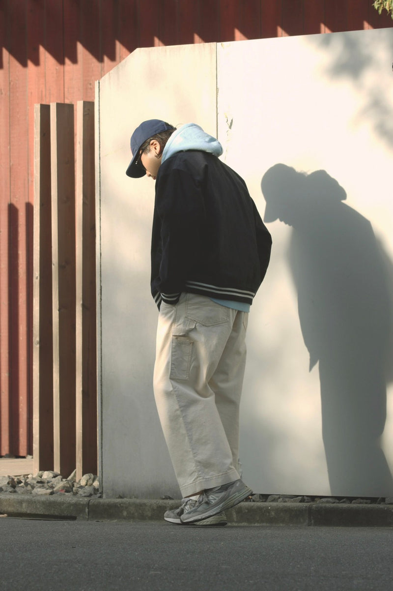 WIDE DENIM PAINTER PANTS