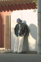 WIDE DENIM PAINTER PANTS