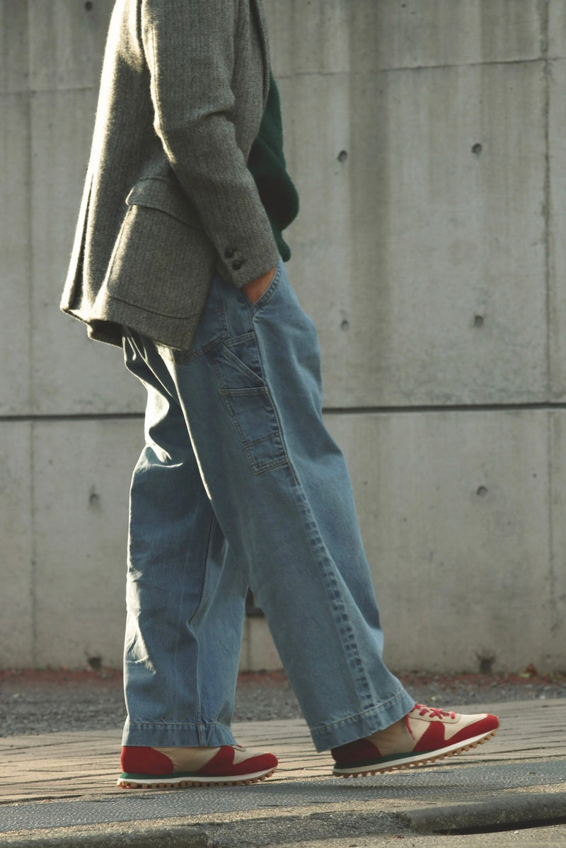 WIDE DENIM PAINTER PANTS